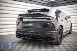 Maxton Design spoiler suitable for rear bumper of Lamborghini Urus MK1 after 2018, black lacquer-image-6237715