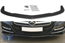 Maxton Design spoiler suitable for standard front bumper of Mercedes CLS C218 2011-2014, black lacquer - ABMESX6010853
