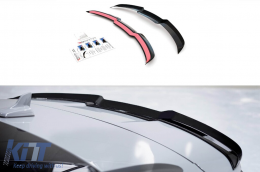 Maxton Design spoiler version 1 type RS6 suitable for Audi RS6 C8 trunk after 2019, black lacquer - ABSA6020552