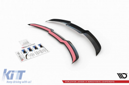 Maxton Design spoiler version 1 type RS6 suitable for Audi RS6 C8 trunk after 2019, black lacquer-image-6235783