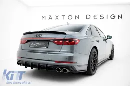 Maxton Design Street Pro tipo accesorio adecuado para difusor Audi S8 D5 después de 2021, negro mate-image-6140516