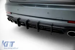 Maxton Design Street Pro tipo accessorio adatto per diffusore Audi S8 D5 dopo il 2021, nero opaco-image-6140515