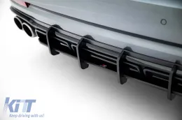 Maxton Design Street Pro Typ Anbauteil geeignet für Audi S8 D5 Diffusor nach 2021, matt schwarz-image-6140514