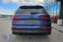 Maxton Design Street Pro Typ Anbauteil geeignet für Diffusor für Audi Q7 S-Line, SQ7 nach 2019, matt schwarz-image-6140561