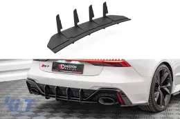 image-1-Maxton Design Street Pro Typ Zusatz für Heckdiffusor geeignet für Audi RS7 C8, RS6 C8 nach 2019