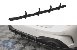 image-39-Maxton Design Street Pro type add-on for rear bumper diffuser suitable for BMW 3 Series G20 sedan, G21 touring after 2018, matte black