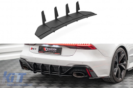 Maxton Design Street Pro type add-on for rear diffuser suitable for Audi RS7 C8, RS6 C8 after 2019 - ABSA6020559