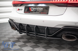Maxton Design Street Pro type add-on for rear diffuser suitable for Audi RS7 C8, RS6 C8 after 2019-image-6235812