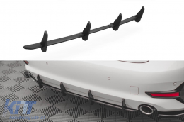 image-36-Maxton Design Street Pro type add-on for standard rear bumper suitable for BMW 3 Series G20 sedan, G21 touring after 2018, matte black