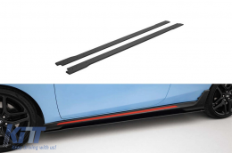 Maxton Design Street Pro type add-ons suitable for Hyundai Veloster N 2018-2022, matte black - ABSH6020918