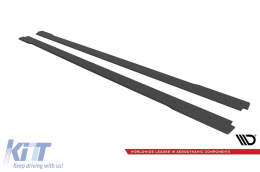 Maxton Design Street Pro type add-ons suitable for Hyundai Veloster N 2018-2022, matte black-image-6237425