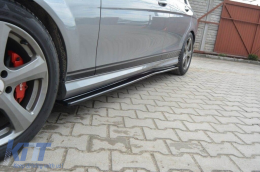 Maxton Design type A Design additives suitable for Mercedes C-Class W204 2007-2010, carbon color - ABMESX6010844