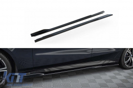Maxton Design version 1 additives suitable for BMW 5 Series G60 with M package after 2023, black lacquer - ABBMSX6008519
