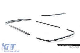 Maxton Design Version 1 S-Line Typ Spoiler-Set geeignet für Seitenschweller, Front-, Heckstoßstange und Dach des Audi A6 S-Line C9 Avant nach 2025, glänzend schwarz-image-6235659