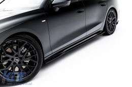 Maxton Design Version 1 S-Line Typ Spoiler-Set geeignet für Seitenschweller, Front-, Heckstoßstange und Dach des Audi A6 S-Line C9 Avant nach 2025, glänzend schwarz-image-6235669