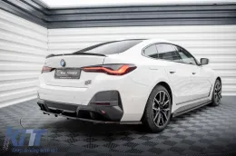 Maxton Design Version 1 Spoiler geeignet für den Heckstoßfänger des BMW i4 G26 mit M-Paket nach 2021, schwarz lackiert-image-6143977