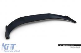 Maxton Design Version 1 Spoiler geeignet für die vordere S-line Stoßstange des Audi A6 S-line C9 Avant nach 2025, schwarz lackiert-image-6235594