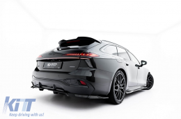 Maxton Design Version 1 Spoiler geeignet für die hintere S-line Stoßstange des Audi A6 S-line C9 Avant nach 2025, schwarzer Lack-image-6235629