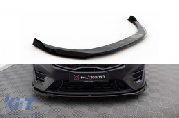 image-47-Maxton Design version 1 spoiler suitable for front GT bumper on Kia Proceed, Ceed after 2022, black lacquer