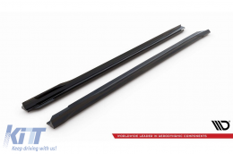 Maxton Design Version 1 Zusätze geeignet für BMW 5er G60 mit M-Paket nach 2023, schwarz lackiert-image-6143863