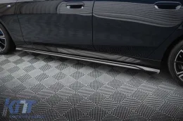 Maxton Design Version 1 Zusätze geeignet für BMW 5er G60 mit M-Paket nach 2023, schwarz lackiert-image-6143865