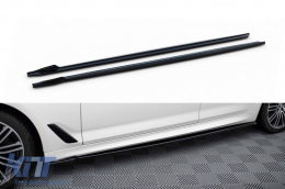 Maxton Design version 2 add-ons suitable for BMW 5 Series G30 sedan, G31 touring 2017-2023, black lacquer - ABBMSX6008514