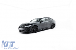 Maxton Design version 2 additives suitable for S-line type side skirts on Audi A6 S-Line C9 Avant after 2025, black lacquer-image-6235651