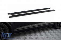 Maxton Design version 2 additives suitable for Audi SQ7, Q7 S-Line 2016-2019, black lacquer - ABSA6020580