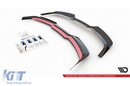 Maxton Design Version 2 RS6 Typ Spoiler geeignet für Audi RS6 C8 Kofferraum nach 2019, schwarze Lackierung-image-6235788