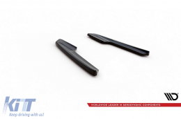 Maxton Design version 2 side extensions suitable for rear bumper of Audi RS6, RS7 C8 2019-2023, black lacquer-image-6235803