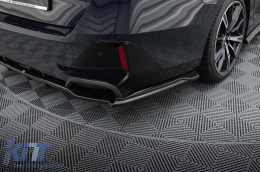 Maxton Design Version 2 Spoiler geeignet für die hintere M-Stoßstange des BMW 5er G60 nach 2023, schwarz lackiert-image-6143854