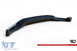 Maxton Design Version 2 Spoiler geeignet für die Front-M-Stoßstange am BMW X5 G05 Facelift nach 2023, schwarz lackiert-image-6144159