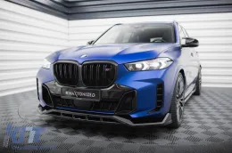 Maxton Design Version 2 Spoiler geeignet für die Front-M-Stoßstange am BMW X5 G05 Facelift nach 2023, schwarz lackiert-image-6144161