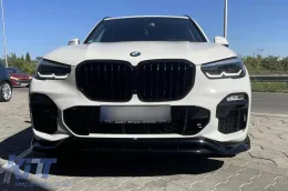 Maxton Design Version 2 Spoiler geeignet für die Frontschürze des BMW X5 G05 mit M-Paket 2018-2023, schwarz lackiert-image-6144189