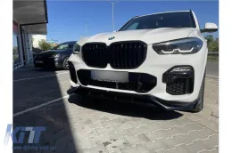Maxton Design Version 2 Spoiler geeignet für die Frontschürze des BMW X5 G05 mit M-Paket 2018-2023, schwarz lackiert-image-6144190
