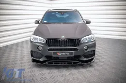 Maxton Design Version 2 Spoiler geeignet für die Frontschürze des BMW X5 F15 mit M-Paket 2013-2018, schwarz lackiert-image-6144216