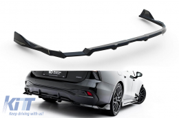 Maxton Design Version 2 Spoiler geeignet für die vordere S-Line Stoßstange des Audi A6 S-Line C9 Avant nach 2025, schwarzer Lack-image-6235612