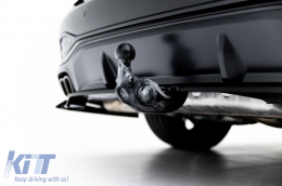 Maxton Design Version 2 Spoiler geeignet für die vordere S-Line Stoßstange des Audi A6 S-Line C9 Avant nach 2025, schwarzer Lack-image-6235620