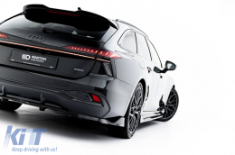 Maxton Design Version 2 Spoiler geeignet für die hintere S-Line Stoßstange am Audi A6 S-Line C9 Avant nach 2025, schwarz lackiert-image-6235636