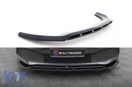 Maxton Design version 2 spoiler suitable for front bumper of Mercedes V-Class W447 after 2019, black lacquer - ABMESX6010912