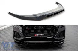 image-54-Maxton Design Version 3 Spoiler geeignet für die Frontstoßstange des Audi RSQ8 MK1 nach 2019, schwarzer Lack