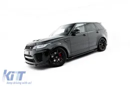 Maxton Design Zubehör für SVR-Typ Seitenschweller geeignet für Land Rover Range Rover Mk2 Facelift 2018-2022, schwarz lackiert-image-6153203