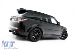Maxton Design Zubehör für SVR-Typ Seitenschweller geeignet für Land Rover Range Rover Mk2 Facelift 2018-2022, schwarz lackiert-image-6153206