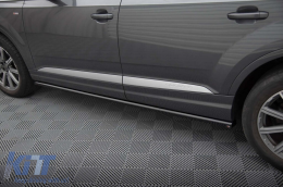 Maxton Design Zusätze geeignet für Audi Q7 2015-2019, schwarz lackiert-image-6140298