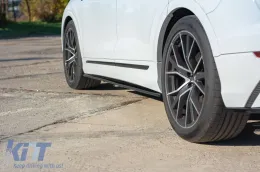 Maxton Design Zusätze geeignet für Audi Q8 S-Line Seitenschweller nach 2018, schwarz lackiert-image-6140421