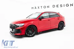 Maxton Design Zusätze geeignet für Audi RSQ8 Schweller nach 2023, schwarze Lackierung-image-6235884