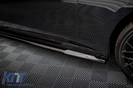 Maxton Design Zusätze geeignet für BMW 7er Reihe M-Pack, M760E G70 nach 2022, schwarze Lackierung-image-6236247
