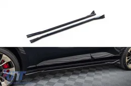 image-48-Maxton Design Zusätze geeignet für BMW XM G09 Schweller nach 2022, schwarze Lackierung