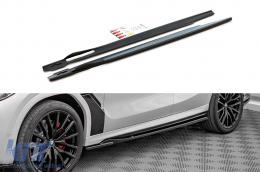 image-34-Maxton Design Zusätze geeignet für M Seitenschweller für BMW X6 G06 nach 2020, schwarze Lackierung
