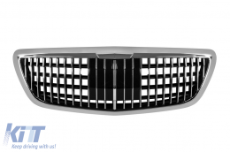 Maybach package suitable for Mercedes S-Class W222 2013-2020 with LED headlights and LED taillights-image-6235998